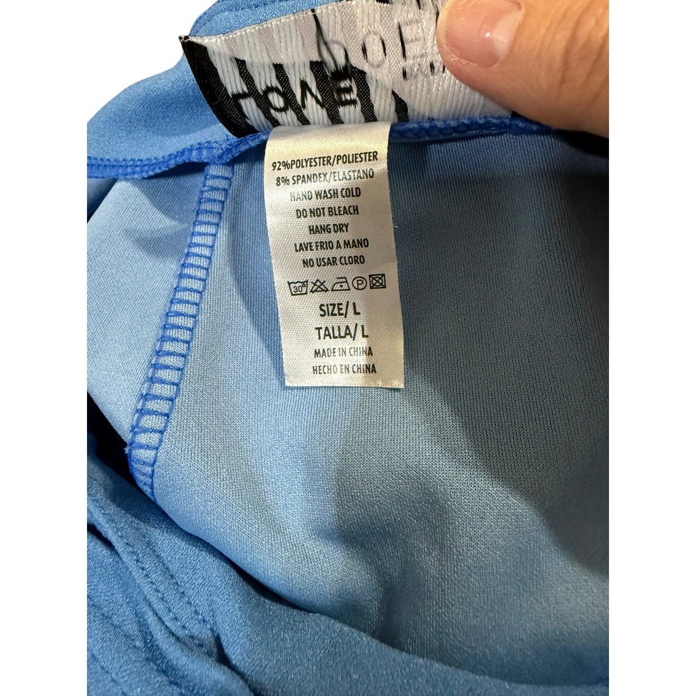 Love Poem by Block Royal Blue Grommet Buckle Wrap Mini Skirt Large - Picture 4 of 4